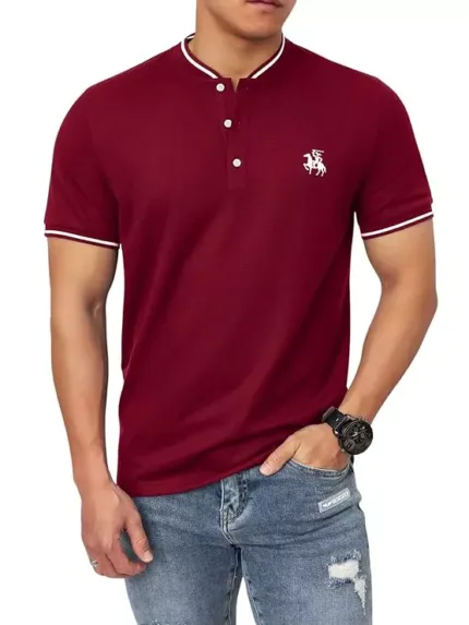 Lymio Men T-Shirt || Regular Fit T-Shirt for Men || Plain T Shirt || T-Shirt (Polo-06-10)